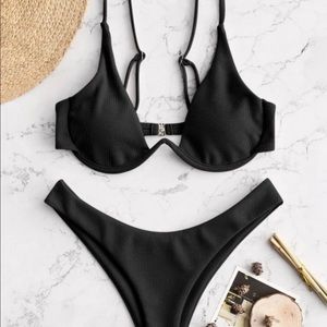Zaful Underwire Bikini Set